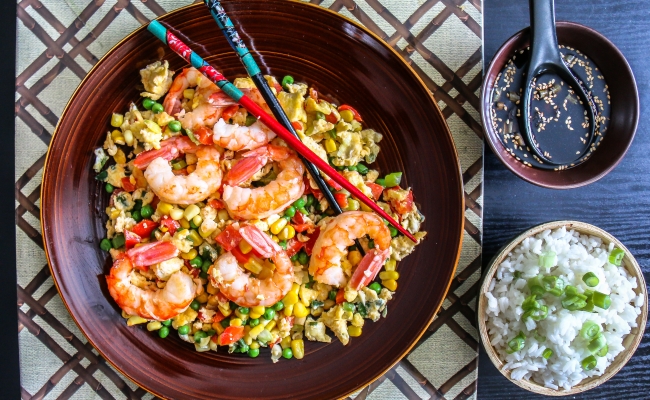Jamaican Shrimp and Egg Stir Fry4